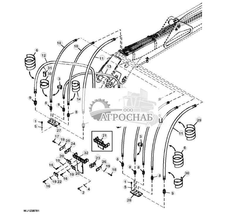 Hoses, Oil Line, Boom Pillar, CF7  CF7 IBC  CF7S  CF7S IBC - ST896989 219.jpg
